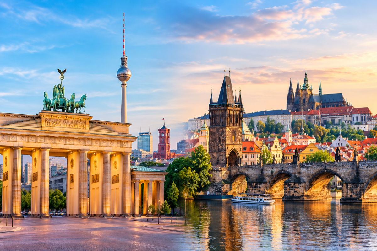 Berlin and Prague